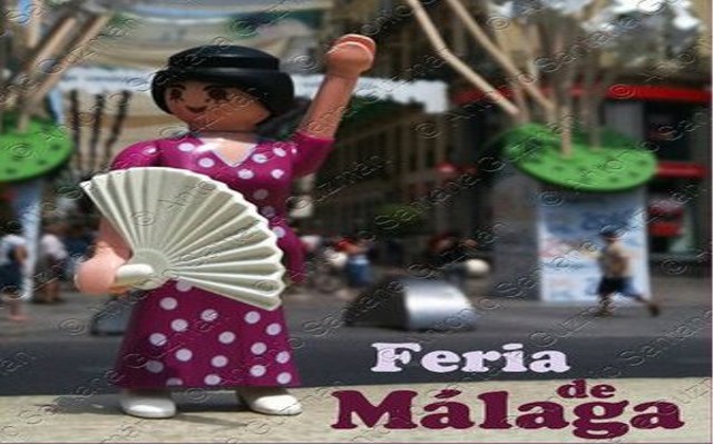 Los clicks de Playmobil celebran la Feria de Málaga